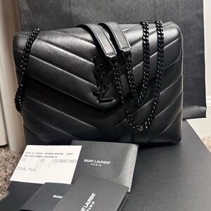 YSL LOU LOU (SMALL) QUILTED LEATHER